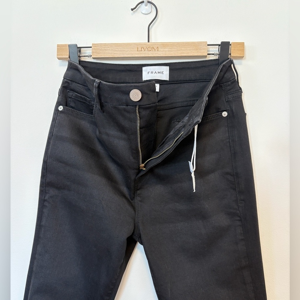 FRAME Le Super High Mini Boot in Black Finn NWOT , sz : 27 - Picture 10 of 13